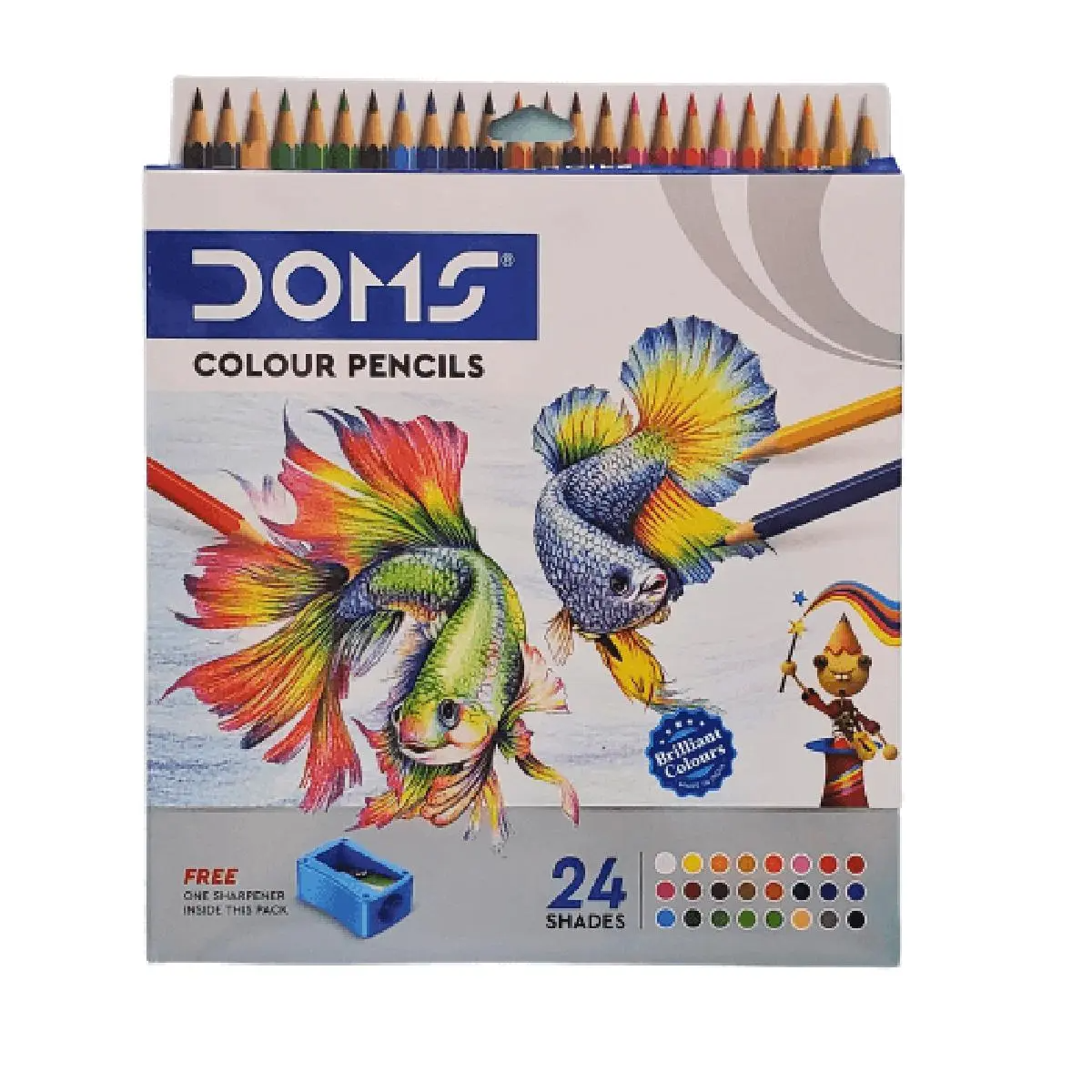 Picture of DOMS Fsc 24 Shades Colour Pencil
