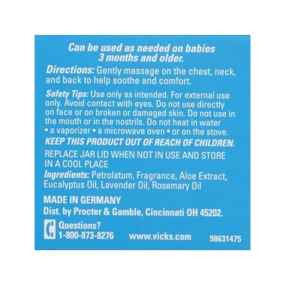 Picture of Vicks BabyRub - 50ml (Indian)