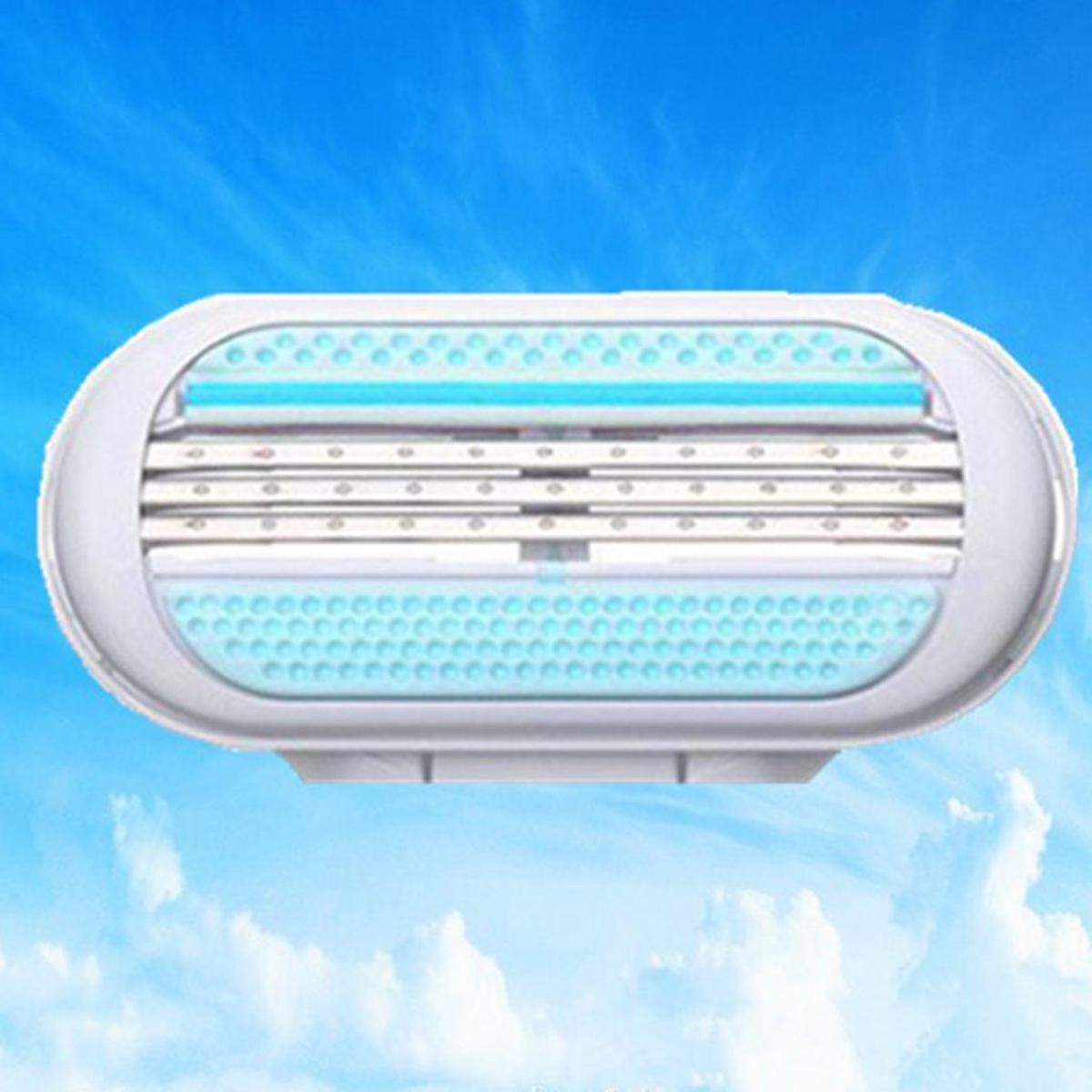 Picture of 1 Pcs Stainless Steel 3-Layer Blade Women Shaver Replacement for Venus Razor silver & blue