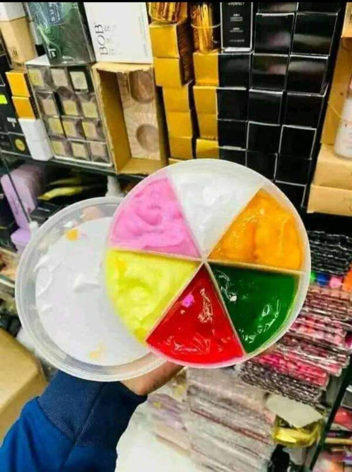 Picture of 6 in 1 Vip Rainbow Combo Face Pack - 500 gm