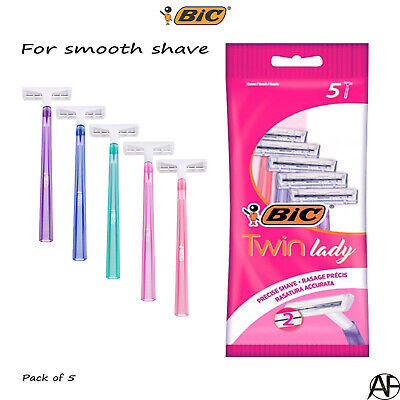 Picture of BIC Twin Lady Disposable Razor For Women-5 Pcs