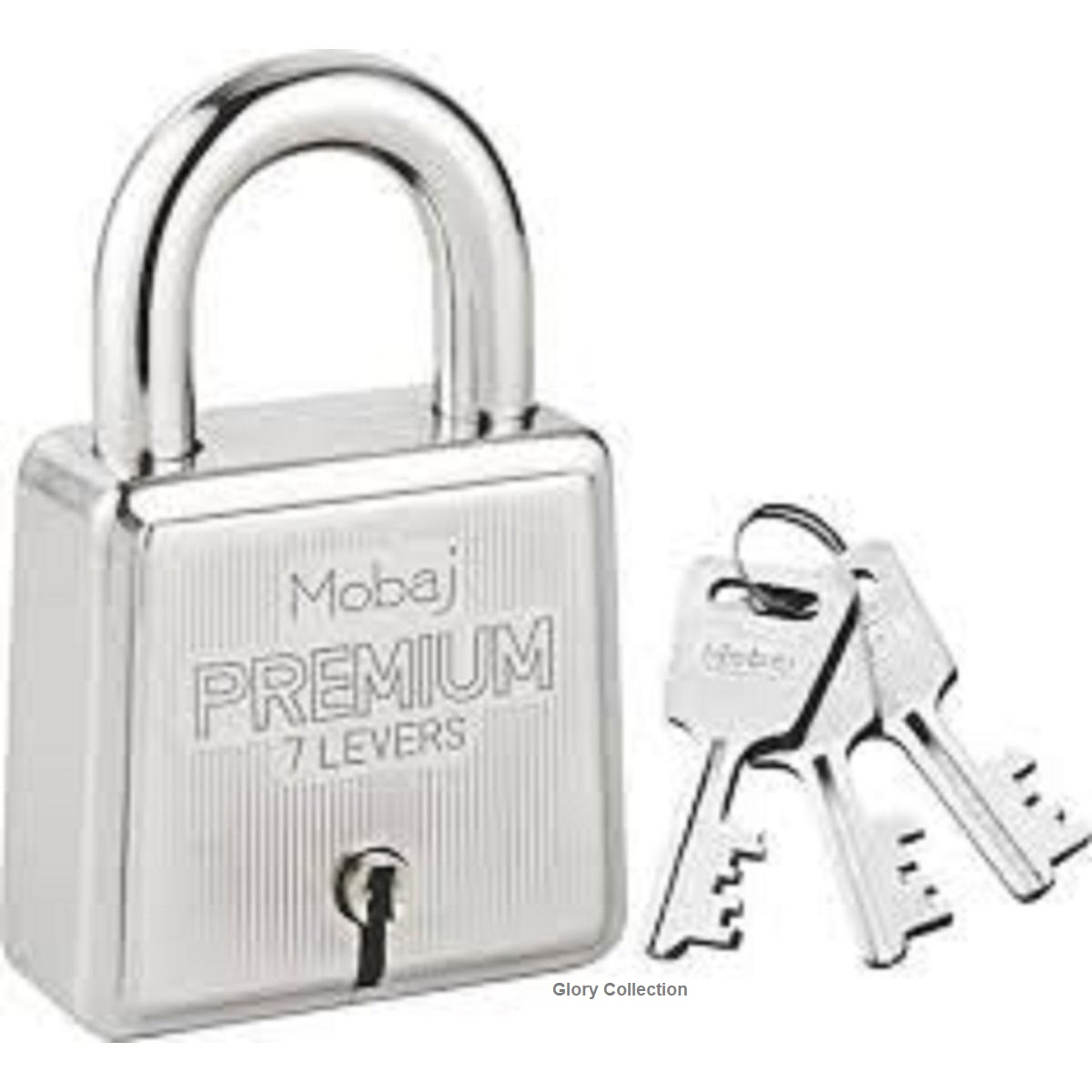 Picture of MOBAJ Premium 7 Lever Heavy-duty padlocks with 3 keys suitable for steel gates and door - 70MM/50MM