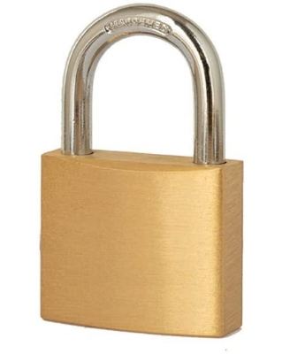 Picture of Brass Padlock with 3 Keys Suitable for Home and Office Security Purpose- 50MM/38MM