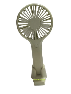 Picture of Mini Rechargeable USB Charging Portable Handheld 3x Gear Speed Fan With Mobile Stand For Indoor & Outdoor Use-1Pcs