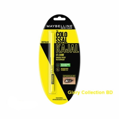 Picture of Maybelline New York Colossal Kajal Deep black, Waterproof kajal, 24Hrs Stay Kajal 0.35g -1pcs