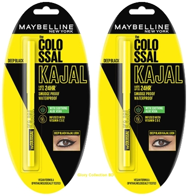 Picture of Maybelline New York Colossal Kajal Deep black, Waterproof kajal, 24Hrs Stay Kajal 0.35g -1pcs