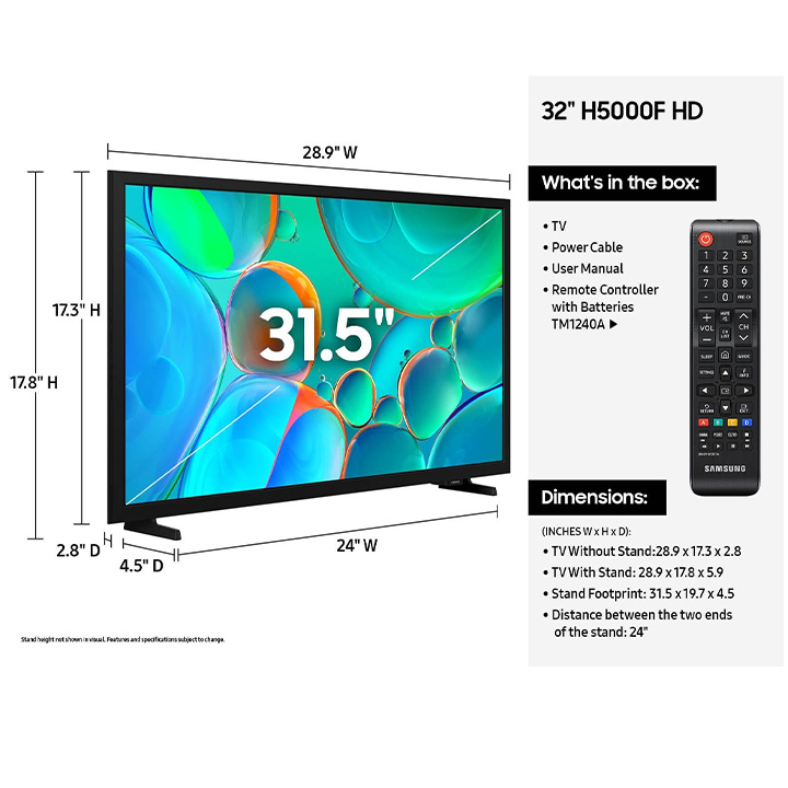 Buy samsung-32-smart-tv-class-hd-h5000f-2025 at Best Price In Bangladesh