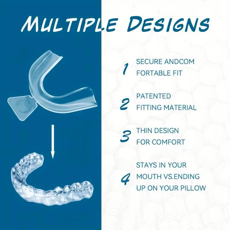 Picture of Anti-snoring Mouthguard, Adjustable Anti-snoring Mouthpiece, Sleeping Devices, Snoring and Bruxism Stopper, Mouthpiece To Improve Sleep