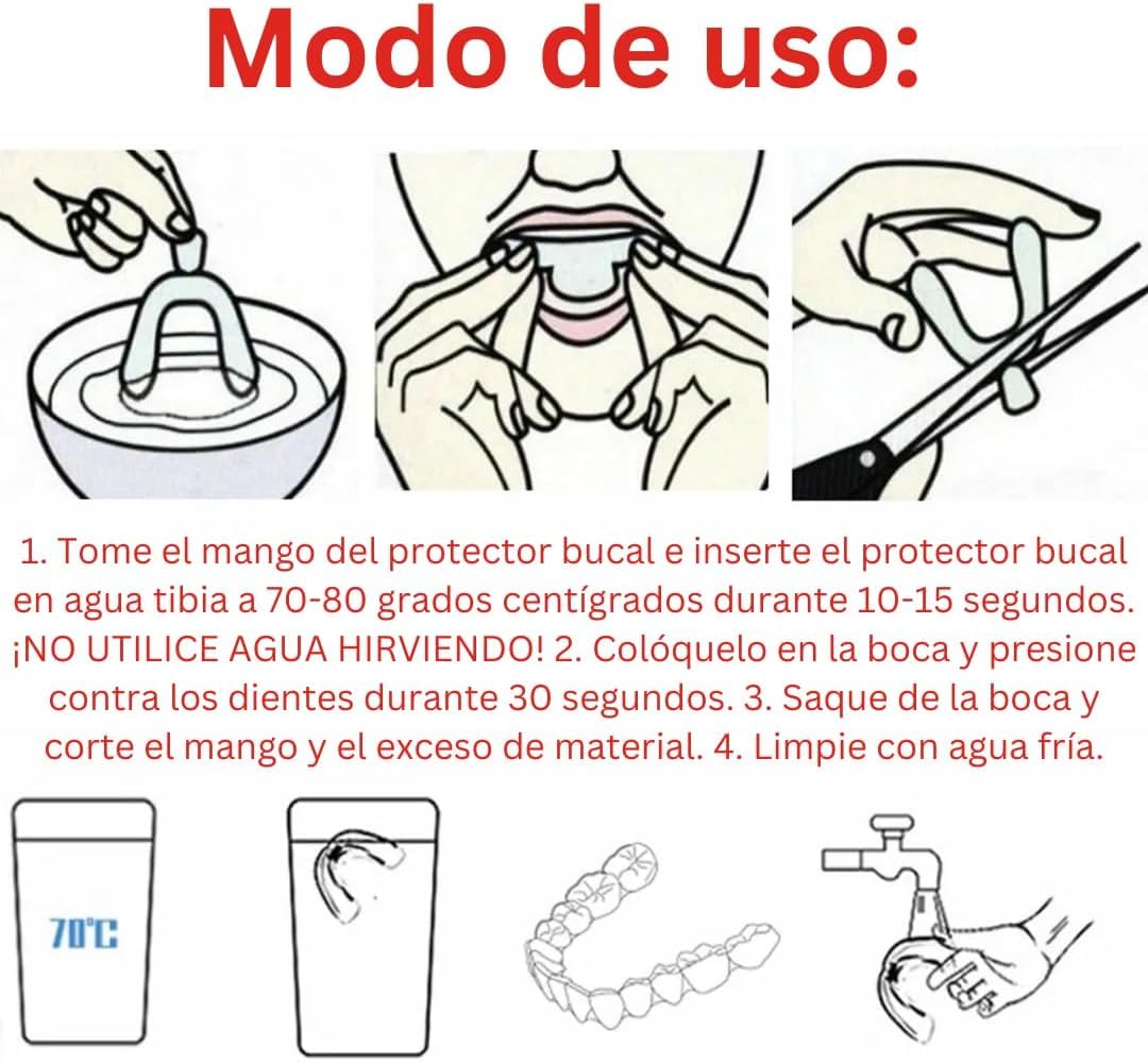 Picture of Anti-snoring Mouthguard, Adjustable Anti-snoring Mouthpiece, Sleeping Devices, Snoring and Bruxism Stopper, Mouthpiece To Improve Sleep