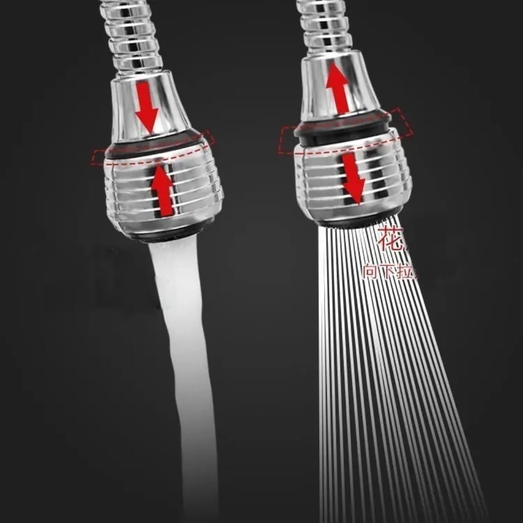 Picture of Rotate Faucet Extender Kitchen Faucet Extension Tubes, Water Saving Faucet Aerator Nozzle Filter Adapter, Sink Sprayer Attachment for Home Bathroom Kitchen