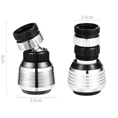 Picture of Rotate Faucet Extender Kitchen Faucet Extension Tubes, Water Saving Faucet Aerator Nozzle Filter Adapter, Sink Sprayer Attachment for Home Bathroom Kitchen