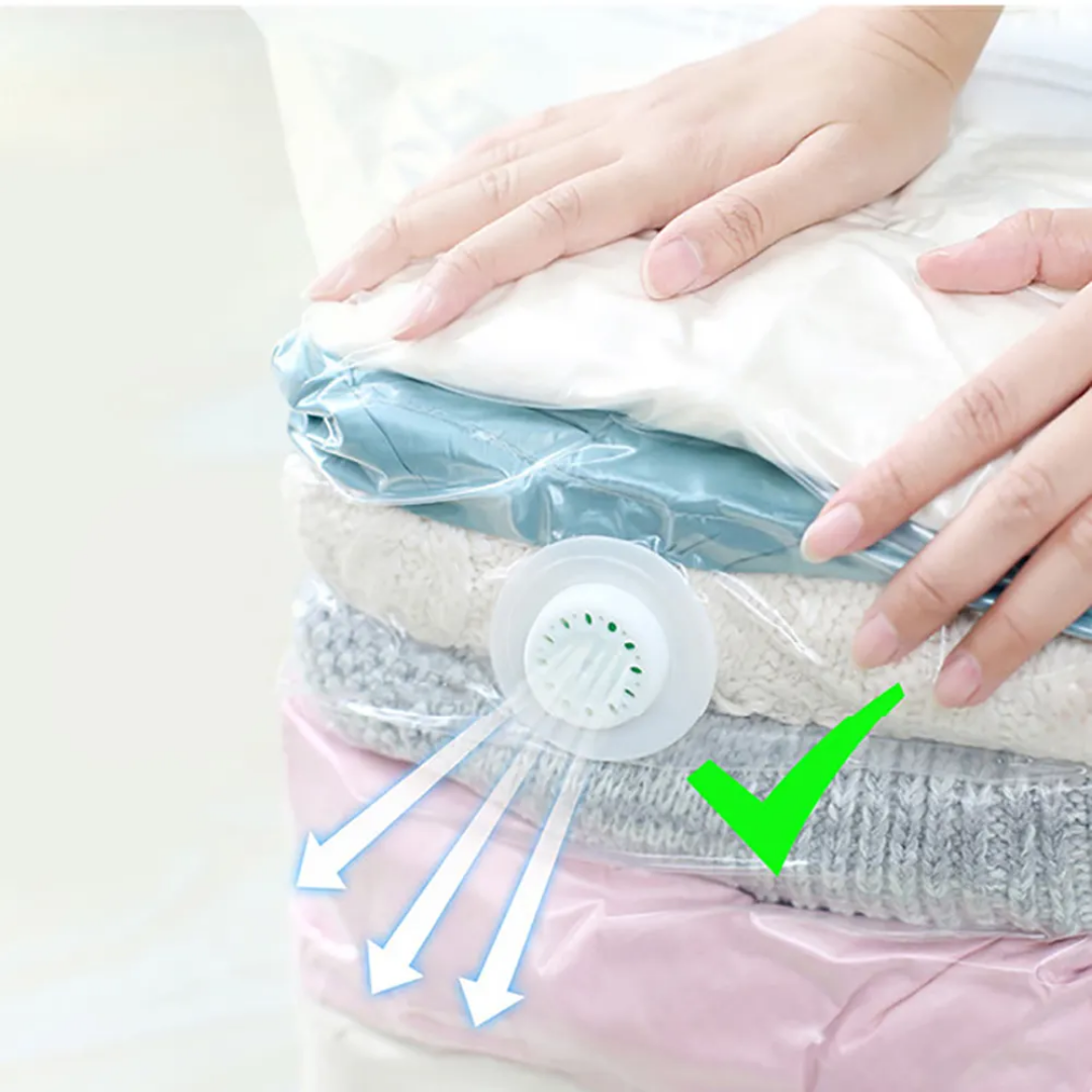 Picture of Taili Vacuum Compression Bag Quilt Down Jacket Air Extraction Storage Bag Home Travel Moisture-proof Mildew-proof Stereo Bag for Hair