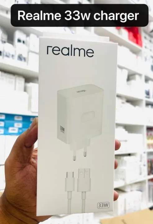 Picture of টাইপ c কেবল সহ realme 33w স্মার্ট ফ্ল্যাশ পাওয়ার অ্যাডাপ্টার