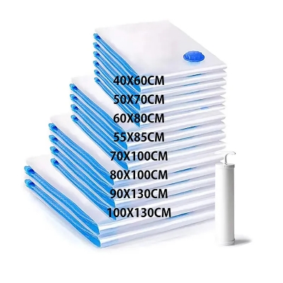 Picture of Vacuum Storage Bags with Hand Pump - Space Saver Solution for Home Organization  17-piece set/ 13-piece set/12-piece set/11-piece set