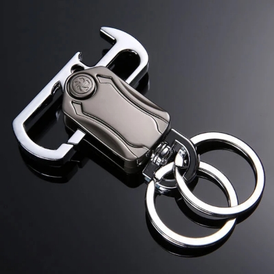 Picture of Metal Keychain Men's Pendant Personalized Men's Keychain with Fingertip Gyroscope Bottle Opener Keychain
