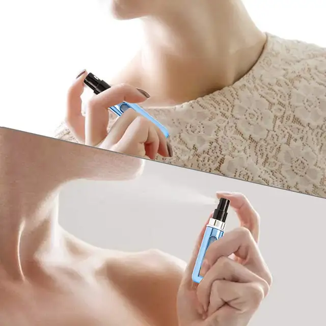 Picture of 5ml Portable Mini Refillable Perfume Bottle With Spray Scent Pump Empty Cosmetic Containers Spray Atomizer Bottle For Travel