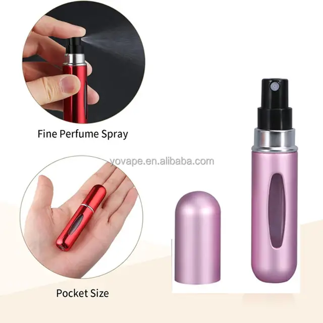 Picture of 5ml Portable Mini Refillable Perfume Bottle With Spray Scent Pump Empty Cosmetic Containers Spray Atomizer Bottle For Travel