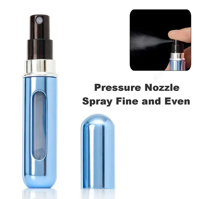 Picture of 5ml Portable Mini Refillable Perfume Bottle With Spray Scent Pump Empty Cosmetic Containers Spray Atomizer Bottle For Travel