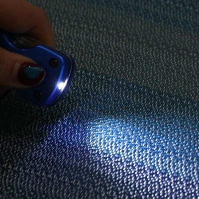 Picture of Multi-functional Keychain cutter Outdoor 6-in-1 Folding Mini Screwdriver Stainless Steel Tool  with LED Keychain