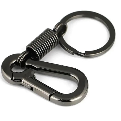 Picture of Spring Keychain Climbing Hook Car Keychain Simple Strong Shape Keychain Accessories
