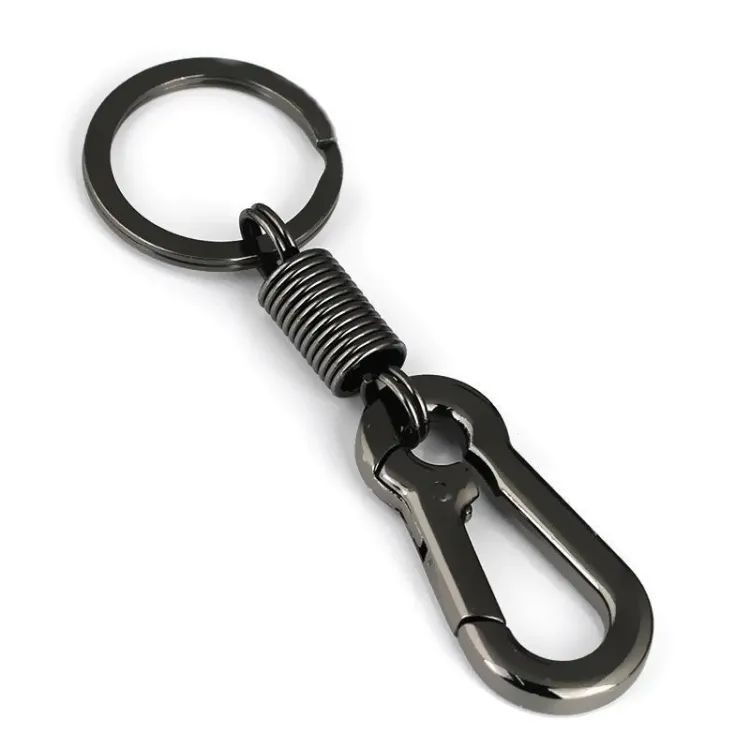 Picture of Spring Keychain Climbing Hook Car Keychain Simple Strong Shape Keychain Accessories
