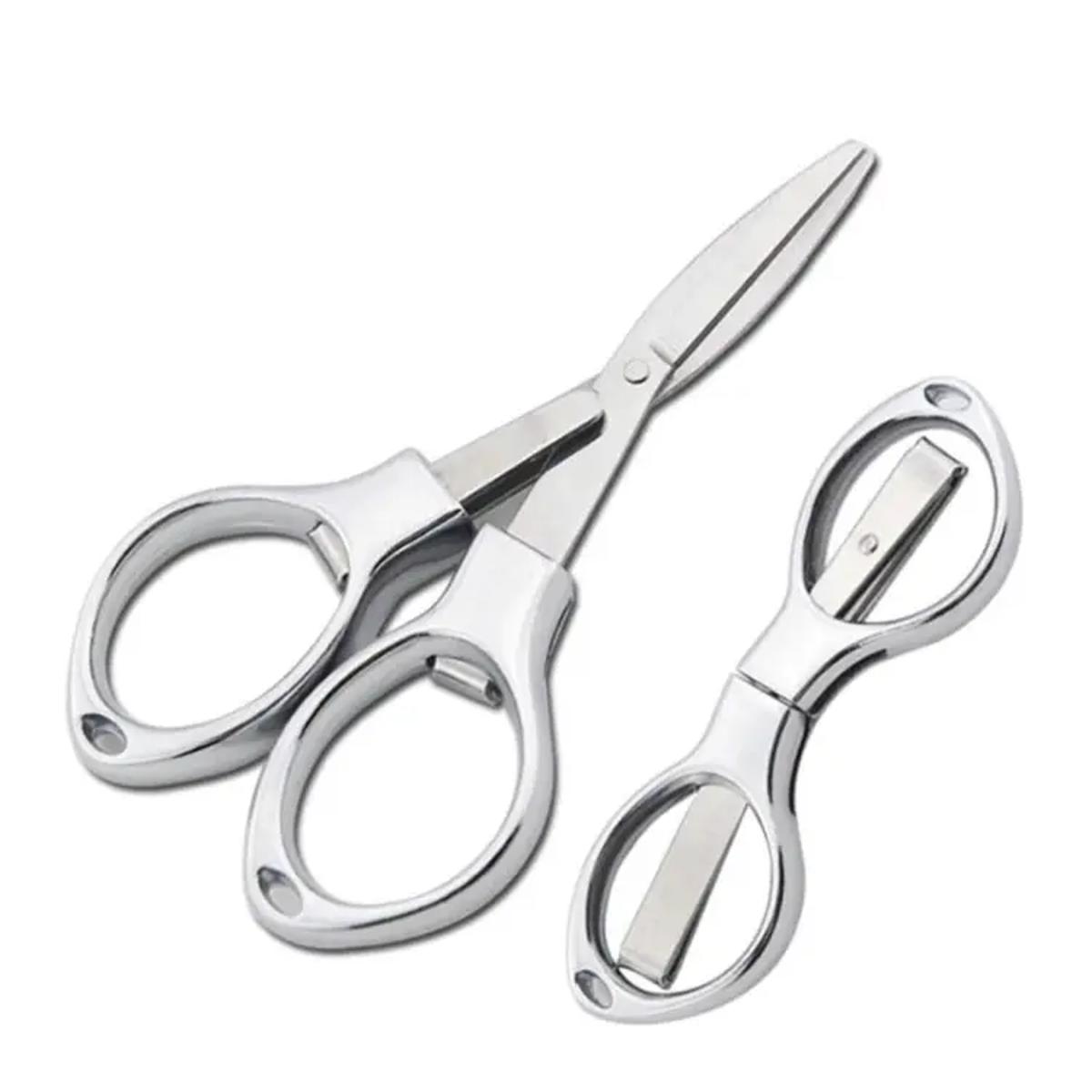 Picture of Folding Scissors Pocket stainless Scissor Stationery Paper Office Student School