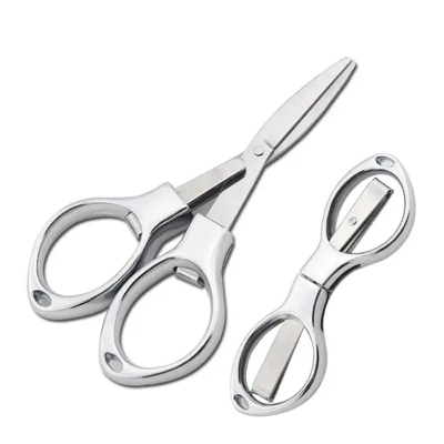 Picture of Folding Scissors Pocket stainless Scissor Stationery Paper Office Student School