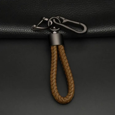 Picture of Factory wholesale car keychain metal high-end anti-lost creative key...