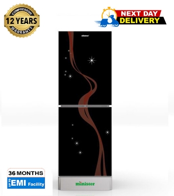 Picture of MINISTER M-254 Liter Top Mount Refrigerator Blackberry Star