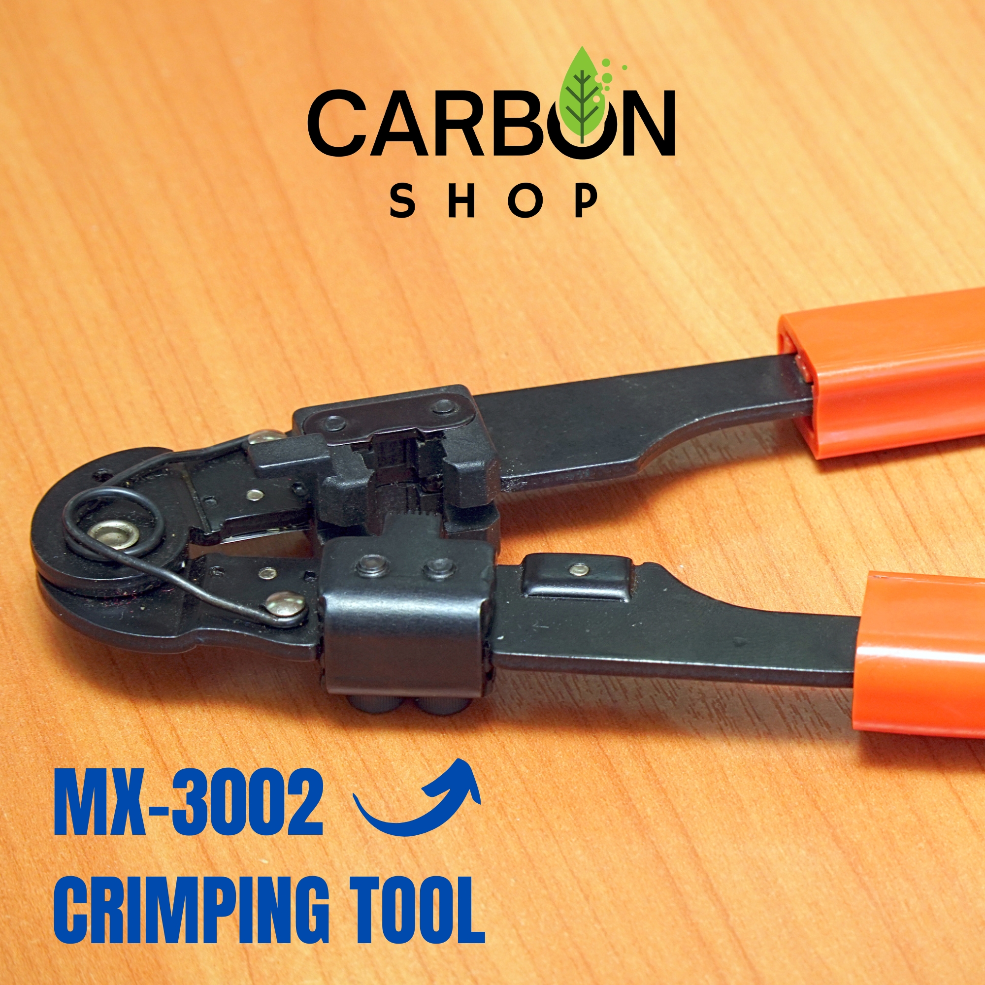Picture of MX-3002 Network Ethernet Lan Cable Crimping Pliers Portable Wire Stripper Crimping Tool Multifunctional for Cat5 Cat6 Ethernet Cable Crimper for RJ45