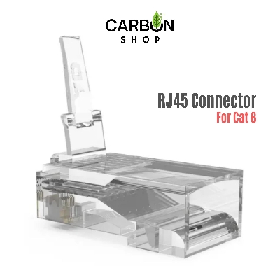 Picture of RJ45 Connector for Cat 5 Cat 6 Cat 7 Cable Network Unshielded RJ45 Plug Ethernet Gold Plated Network Connector Perforated Crystal Head White Cat5 Cat6 10 Pcs/25 Pcs/50 Pcs/75 Pcs/100 Pcs/200 Pcs/300 Pcs/400 Pcs/500 Pcs/1000 Pcs