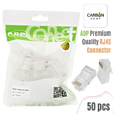 Picture of SZADP RJ45 Connector for Cat 5 Cat 6 Cat 7 Cable Network Unshielded RJ45 Plug Ethernet Gold Plated Network ADP Connector Crystal Head Coffee Cat5 Cat6 for CC TV Camera, Network 10 Pcs/25 Pcs/50 Pcs/75 Pcs/100 Pcs/200 Pcs/300 Pcs/400 Pcs/500 Pcs/1000 Pcs