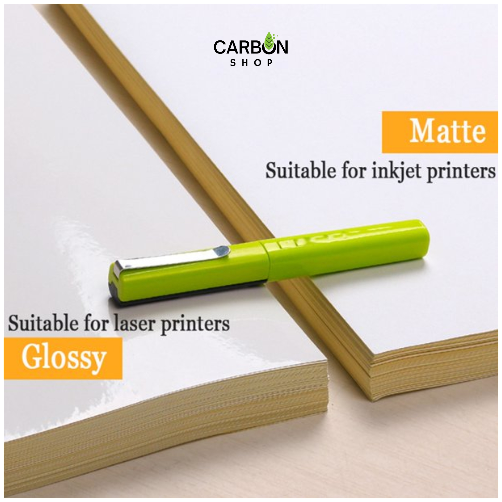 Picture of A4 সাইজের গ্লোসি স্টিকার পেপার ইঙ্কজেট লেজার প্রিন্টার এর জন্য ২০/৩০/৫০/৭০/১০০ পিস - sticker