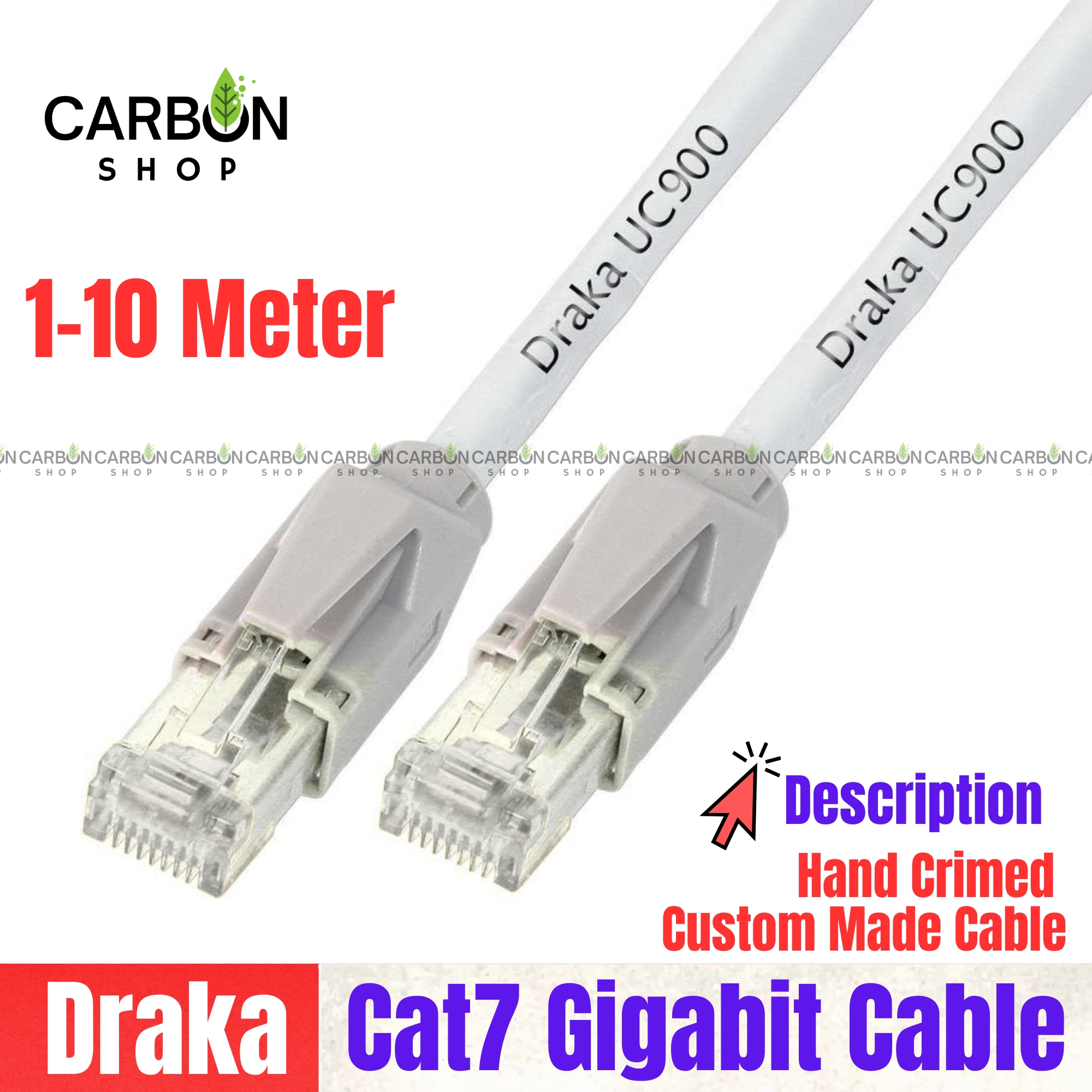 Picture of Cat7 Ethernet Cable Lan Cable 10Gbps High Speed RJ45 Networking Ethernet Lan Network Cord Cable Lead Ready Cable - High-Speed Internet Connectivity With Cat 7 Cable For Router Modem Computer PC And Laptops PS3 PS4