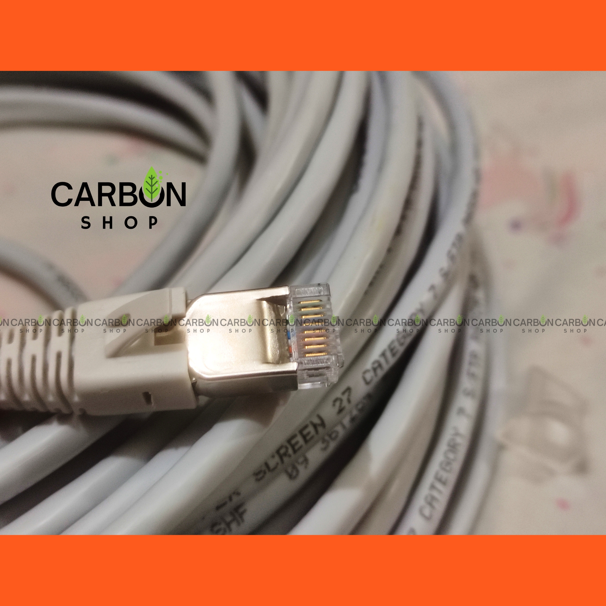 Picture of Cat7 Ethernet Cable Lan Cable 10Gbps High Speed RJ45 Networking Ethernet Lan Network Cord Cable Lead Ready Cable - High-Speed Internet Connectivity With Cat 7 Cable For Router Modem Computer PC And Laptops PS3 PS4