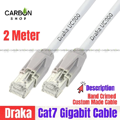 Picture of 2 Meter Cat7 Ethernet Cable Lan Cable 10Gbps High Speed RJ45 Networking Ethernet Lan Network Cord Cable Lead Ready Cable - High-Speed Internet Connectivity With Cat 7 Cable For Router Modem Computer PC And Laptops PS3 PS4