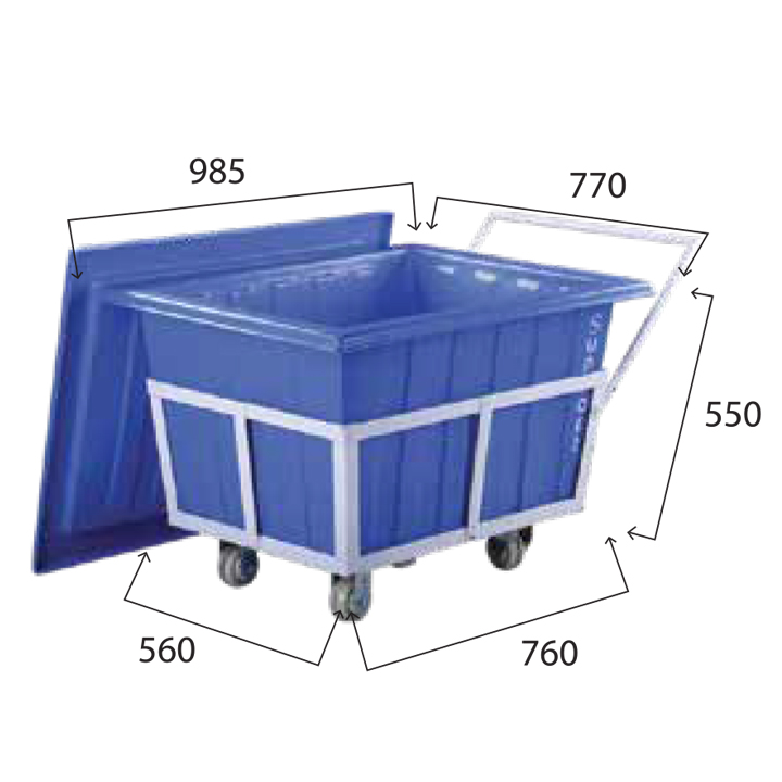 Picture of SIB-07-Basket 250 ltr orange