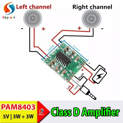 Picture of PAM8403 Digital Amplifier 3W Dual Channel