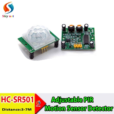 Picture of HC-SR501 Motion Sensor Detector Module Adjust IR Pyroelectric Infrared PIR Module for arduino Diy Kit