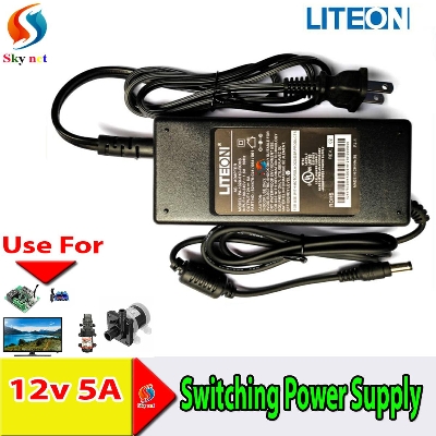 Picture of AC240V to DC 12V 5A SMPS Power Supply Adapter lighting transformer Converter Charger For LED Strip light LED TV CCTV Camera W1209 XH-M452