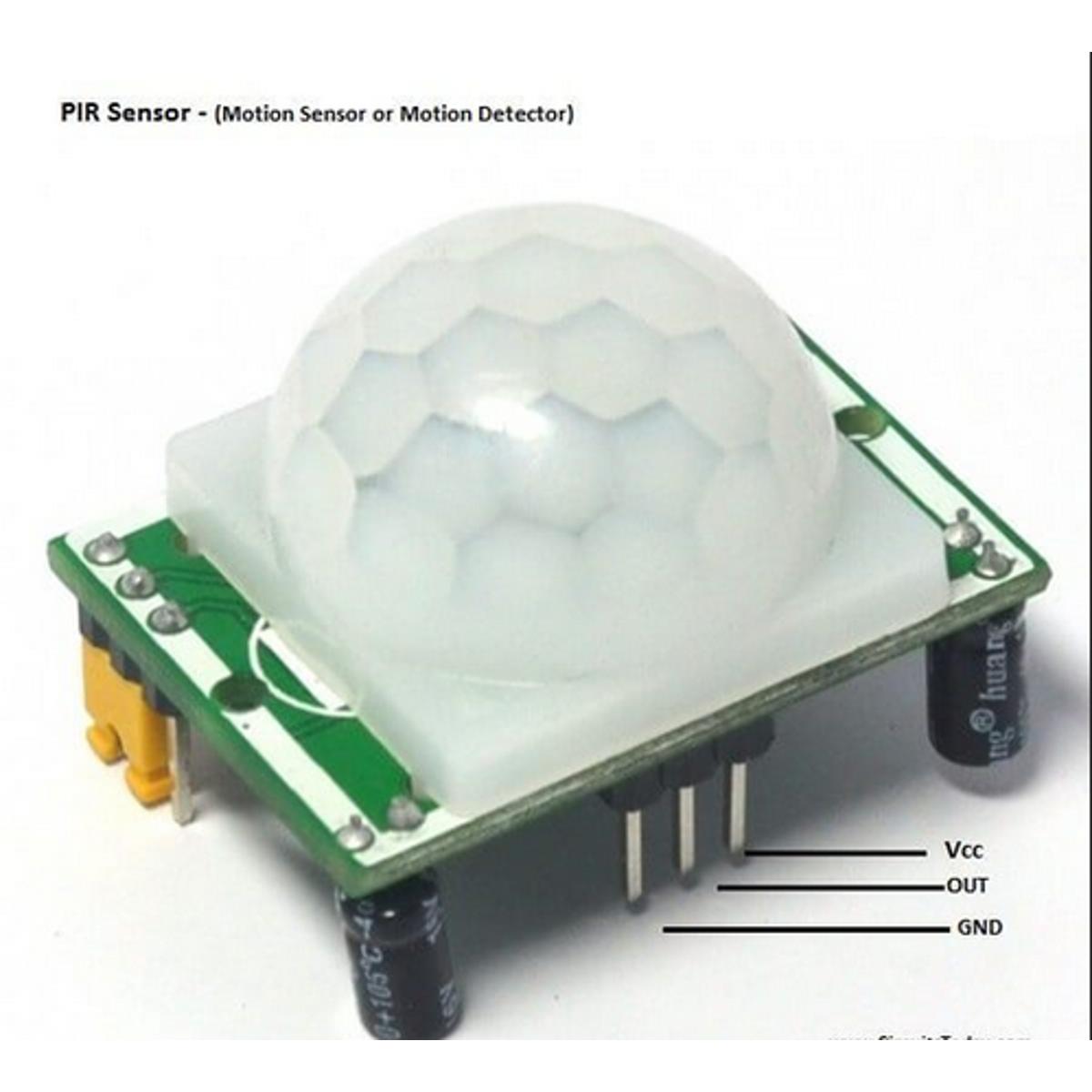 Picture of Motion Detection Sensor (PIR)-HC-SR501 Motion Sensor Detector Module Adjust IR Pyroelectric Infrared PIR Module