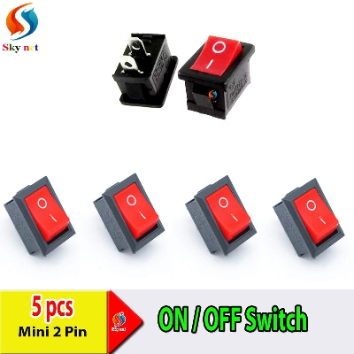 Picture of 5 Pc  Electronics Mini 2 Pin SPST on/OFF Switch for Electronic Circuit PCB for Project or Experiment