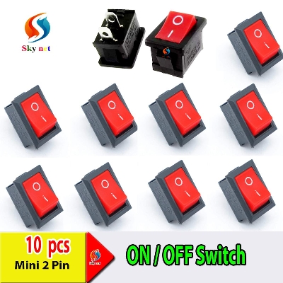 Picture of 10 Pc  Electronics Mini 2 Pin SPST on/OFF Switch for Electronic Circuit PCB for Project or Experiment
