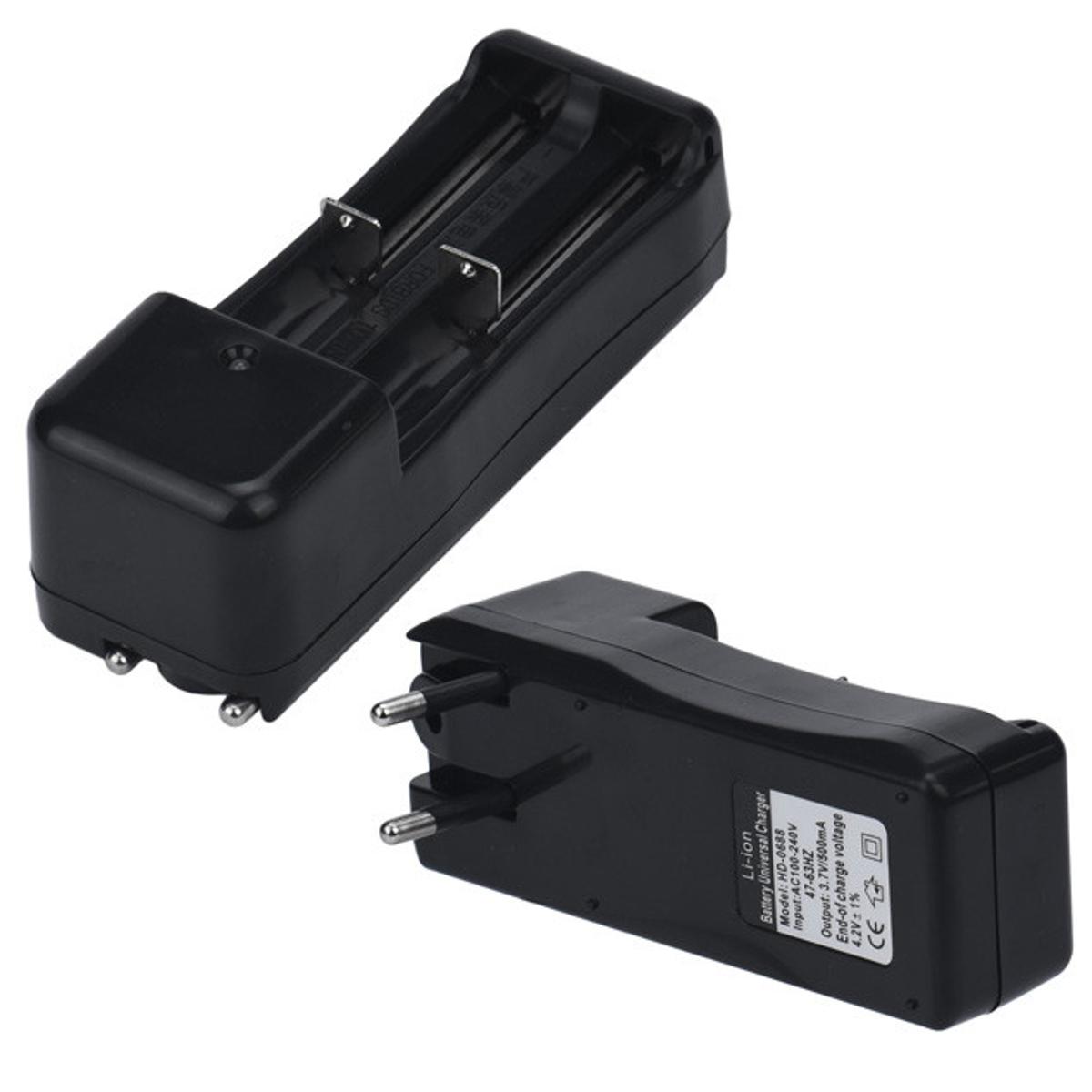 Picture of EU Plug Universal 3.7V Li-ion Rechargeable Dual Battery Charger