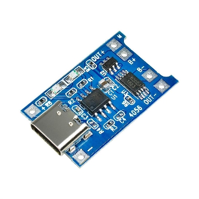 Picture of TP4056 Type-c USB 5V 1A 18650 Lithium Battery Charger Module Charging Board with Dual Protection Functions