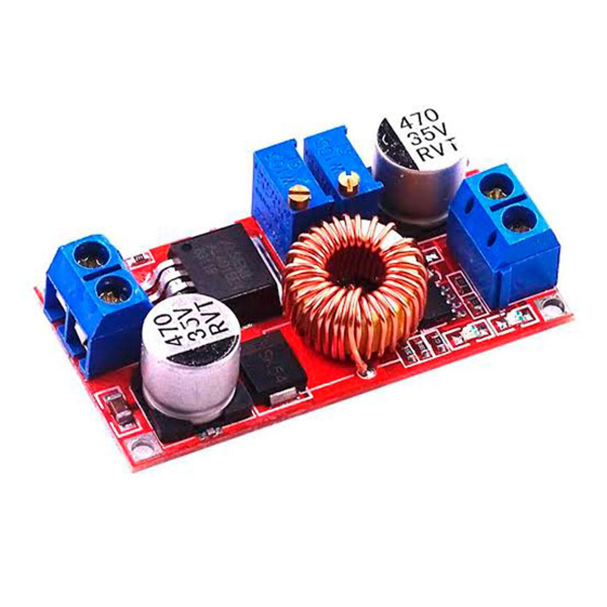 Picture of 5A Max Step-Down Buck Charging Board XL4015 ADJ Lithium Battery Charger Converter Module DC-DC 0.8-30V To 5-32V 5A Step Down CC