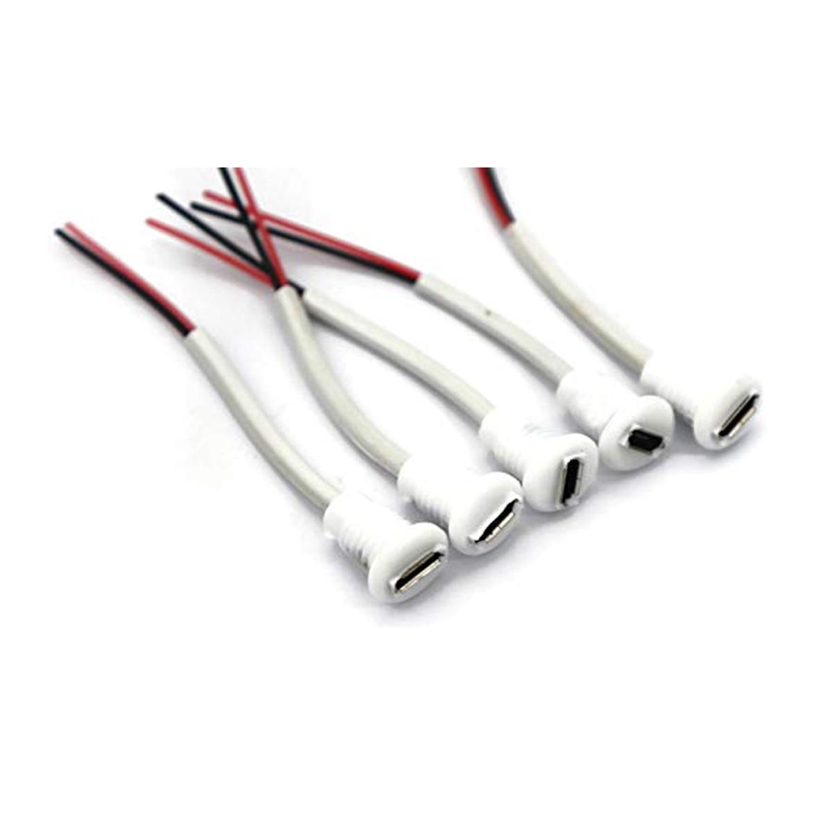 Picture of Micro USB Female Socket Panel Mount With Cable-5Pcs