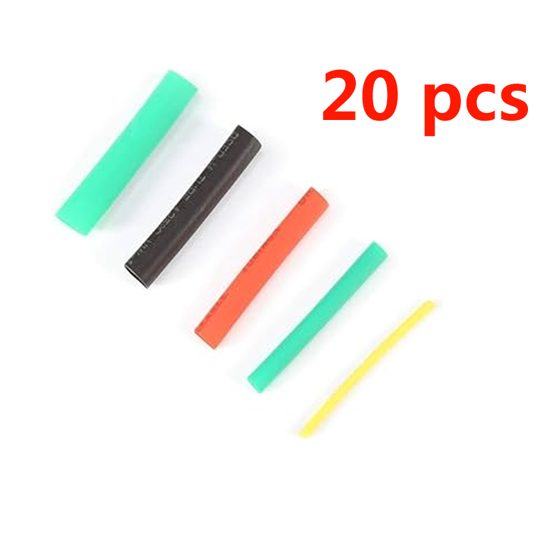 Picture of 20PCS Heat Shrink Tubing Wire Wrap Cable Sleeve Assortment 2:1 Electric Insulation Tube Kit