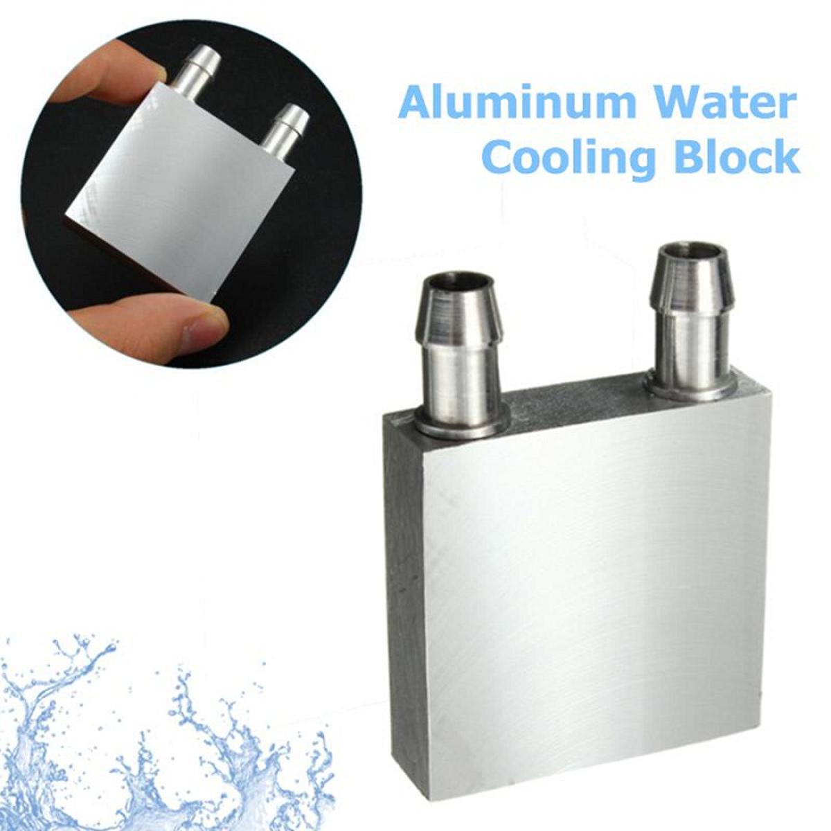 Picture of Water Cooling Block 40x40mm Aluminum For TEC Peltier Plate