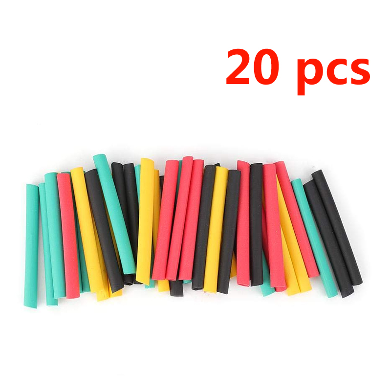 Picture of Heat Shrink Tubing Wire Wrap Cable Sleeve Assortment 2:1 Electric Insulation Tube Kit 2 Color 2 Size 20pcs